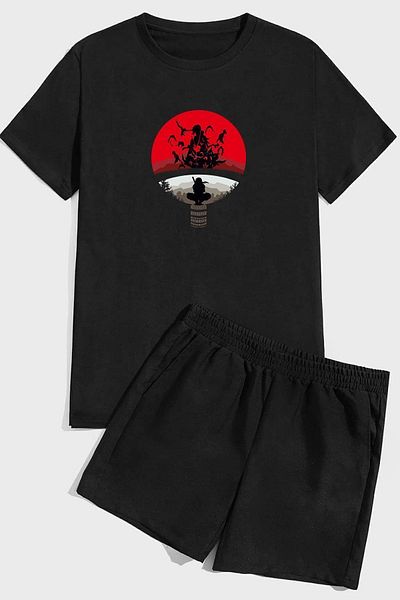 uyguntarz Print Shorts Set