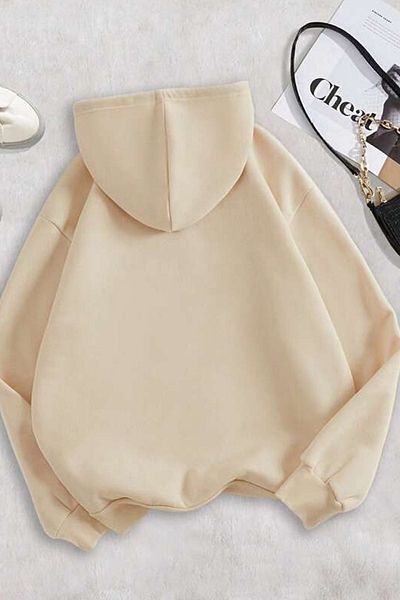 uyguntarz Unisex-Sweatshirt mit Herz-Aufdruck in Übergröße