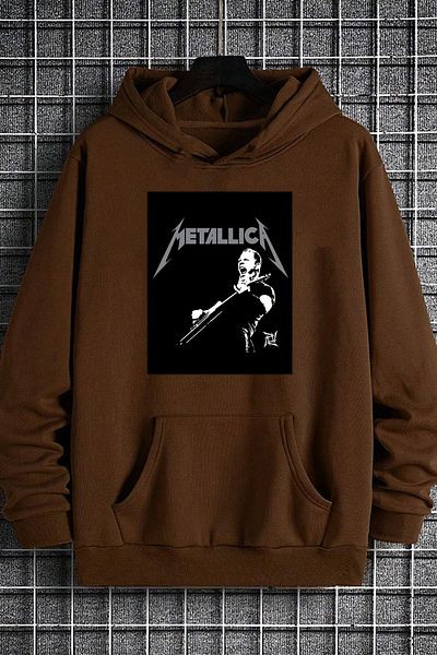 uyguntarz Унисекс суичър с принт Metalica