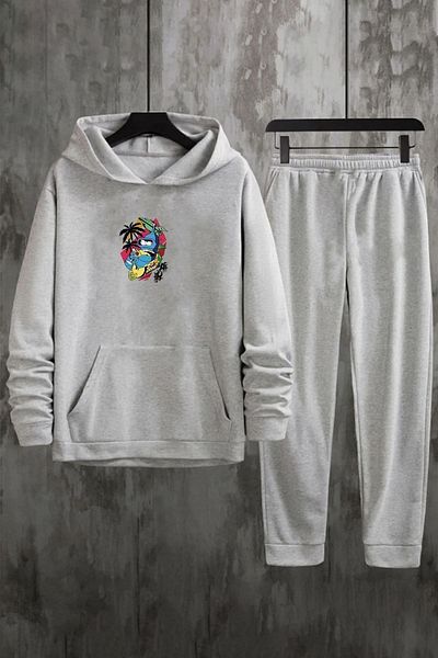 uyguntarz Σετ φόρμας Unisex Crazy Banana printed