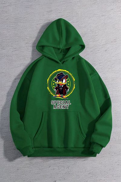 uyguntarz Agent printed oversize φούτερ