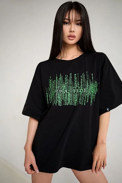 uyguntarz Μπλουζάκι Unisex Bona Seedling Printed Oversize