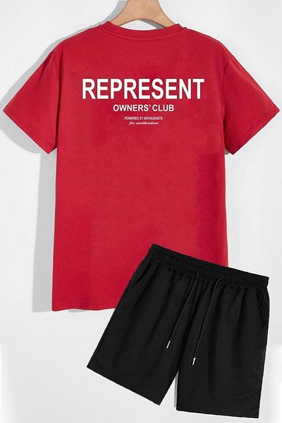 trendypassion Σετ φόρμας φόρμας Represent Shorts T-shirt
