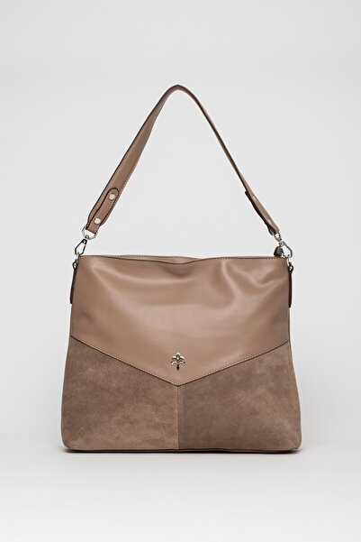 Jacquline Ckn Sedat Çakan Genuine Leather Pan Women's Shoulder Bag