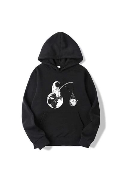 trendypassion Sweatshirt mit Weltraum-Print