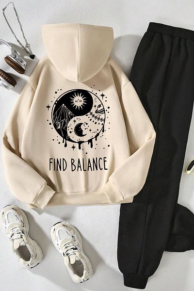 uyguntarz Yin & Yang-Trainingsanzug für Kinder