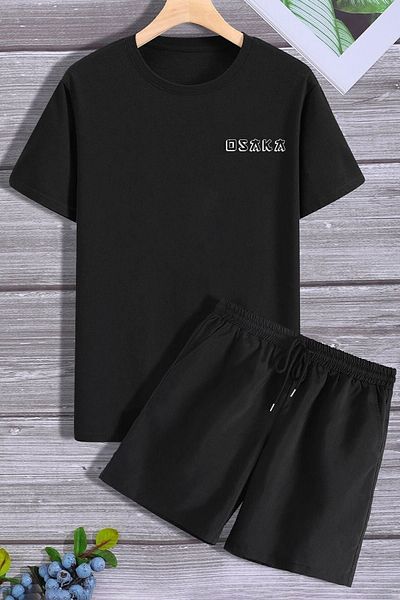trendypassion Σετ αθλητικής φόρμας Osaka Comfortable Design Σορτς και T-shirt