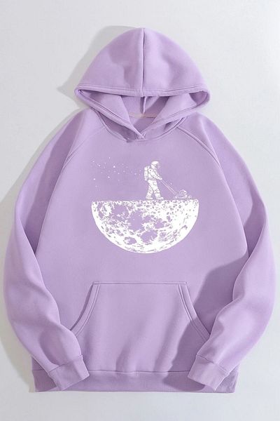 uyguntarz Unisex-Sweatshirt mit Weltraum-Motiv