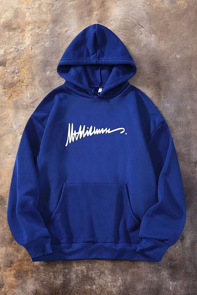 uyguntarz Oversize mikina s graffiti Signature Printed