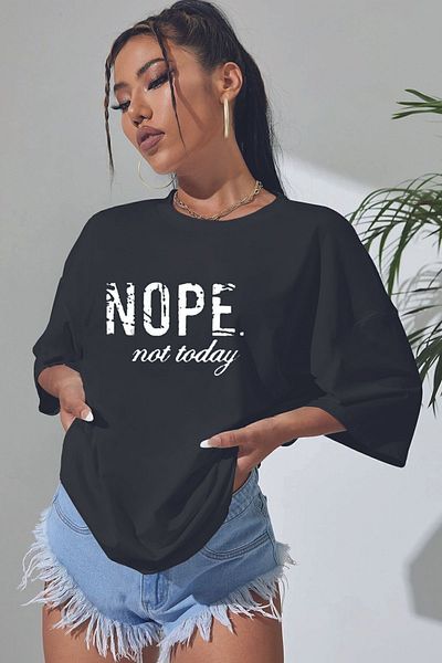 uyguntarz Koszulka z nadrukiem „Not Today” unisex