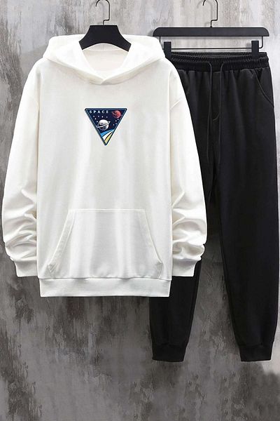 uyguntarz Σετ φόρμας Unisex Space Printed