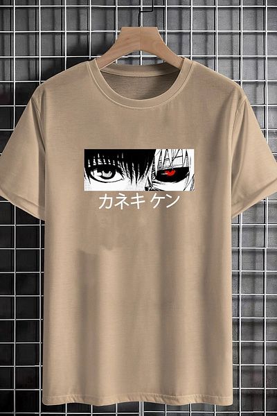 uyguntarz Unisex μπλουζάκι με στάμπα Ken Kaneki