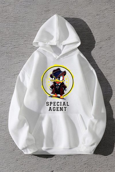 uyguntarz Agent printed oversize φούτερ