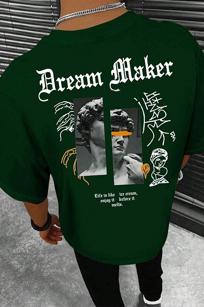 uyguntarz Μπλουζάκι Unisex Dream Maker με εμπριμέ σχέδιο
