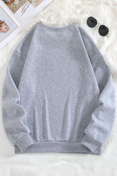 uyguntarz Φούτερ Mountain Printed - Oversize Cut