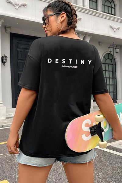 uyguntarz Μπλουζάκι Unisex Destiny Printed
