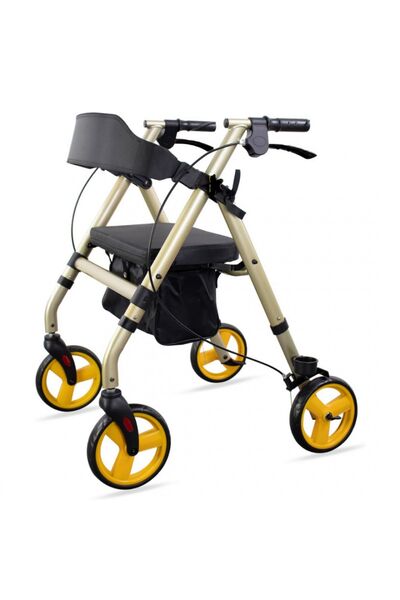 Masmel Sağlık Tekerlekli Yürüme Desteği Yürüteç Rollatör Yaşlı Yürümeye Deste...