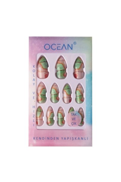 Ocean 793 - Tak Ve Çık Kendinden Yapışkanlı Takma Tırna