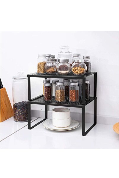 sc sonsesconcept Mutfak Dolabı ve Tezgah Raf Düzenleyici, Genişletilebilir ve...