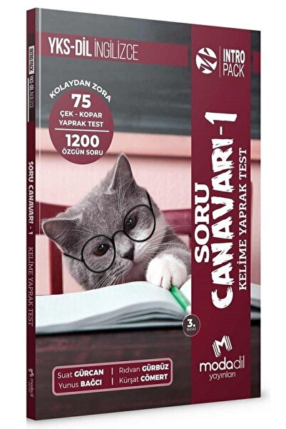 Modadil Yks Dil Ingilizce Soru Canavarı-1 Kelime Yaprak Test Star Serisi Yayı...