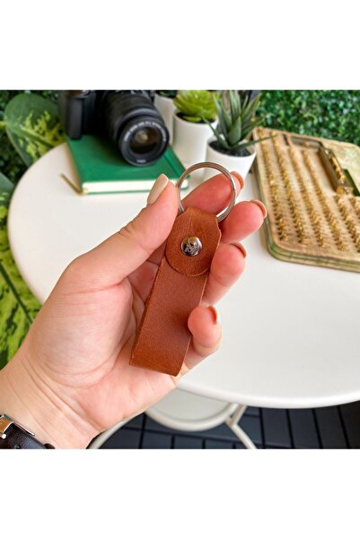 Modica Artena - Genuine Leather Tan Keychain