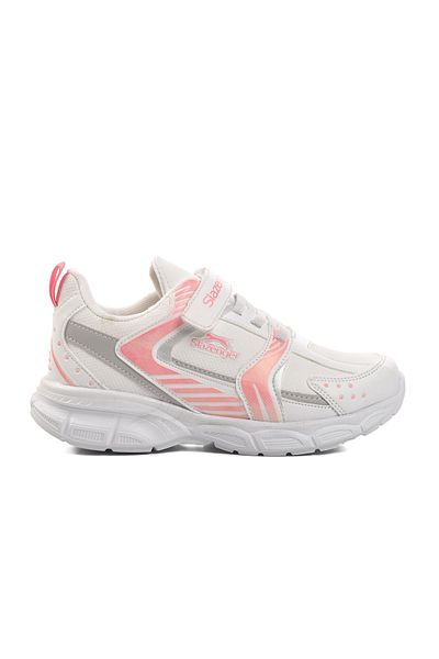 Slazenger Pantofi Kendall-F Unisex pentru copii - alb și roz