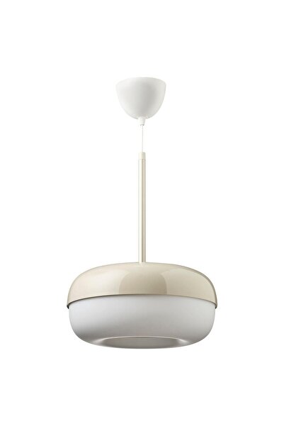 IKEA Sarkıt Lamba Salon Lambası Bej Renk Meridyendukkan 37 Cm Oval Modern Lamba Sarkıt
