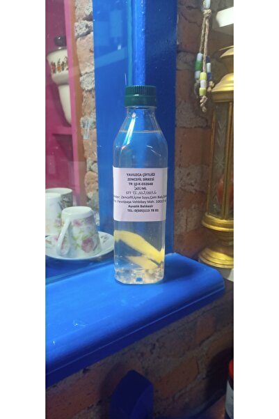 Yavuz El Yapımı Doğal Fermente Filtre Edilmemiş Zencefil Sirkesi 500 ML