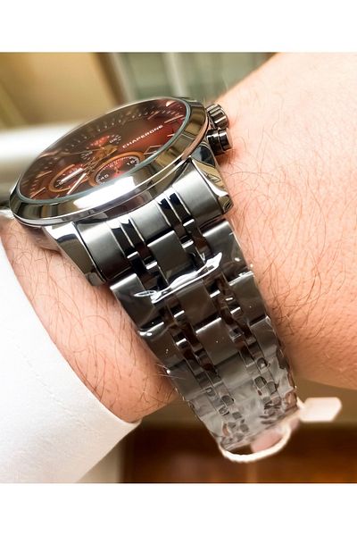Reward Caporone men's wristwatch functions active steel