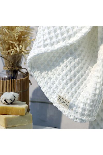 Cyc Atelier Waffle Patterned Bath Towel