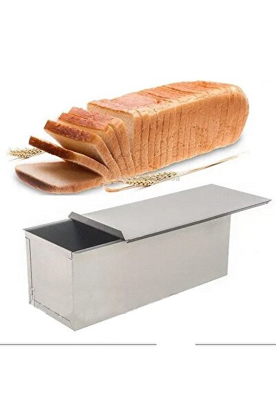 Nar kalıp Narkalıp Baton Tost & Ekmek Kalıbı Kapaklı (11X11X30 CM) Paslanmaz Çelik