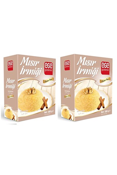 Ege Glutensiz Glutensiz Mısır Irmiği 500 gr X 2 Paket