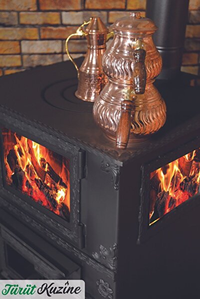 Türütoğlu Kuzine Şömine Lüx Rize Kuzinesi- 3 Camlı