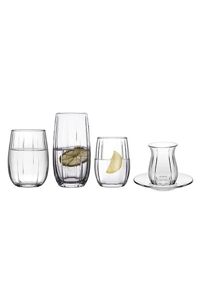 Paşabahçe Linka 60 Dowry Set - Tea Soft Drink Cup Set for 12 People