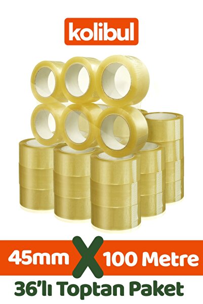 Koli Bandı 36 Adet 45x100 Ultra Sağlam Yapışkan Bant