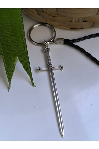 Esey Dizayn Kılıç Deri Aksesuarlı Anahtarlık