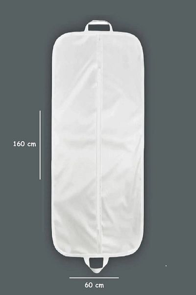 Paris Home Evening Dress, Dress, Dress Case, Dress Carrying Case, White Gamboç with Handle 100 Gr, Dress Bag