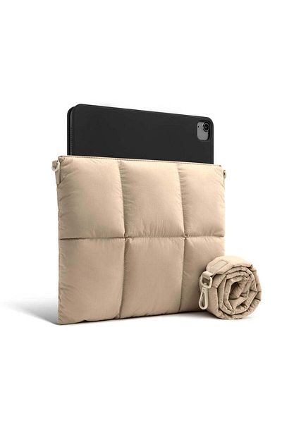 Comfyable Geantă pentru tabletă iPad Air/Pro Puffy cu curea rezistentă la apă - Compatibilă M3/M2/M1