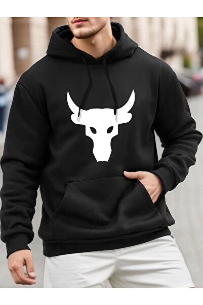 MODAVİBE Ανδρικό Unisex Φούτερ Άνετης Εφαρμογής