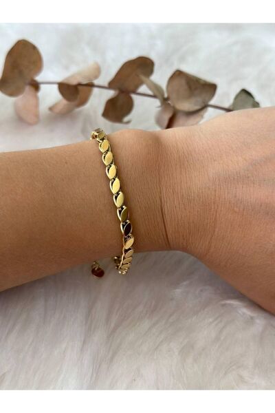 nidistore Gold Color Sty Bracelet - Steel Material