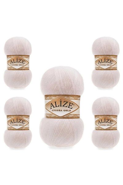 Alize Ayzen Home Angora Χειροποίητο Πλεκτό Σχοινί 5 Συσκευασία