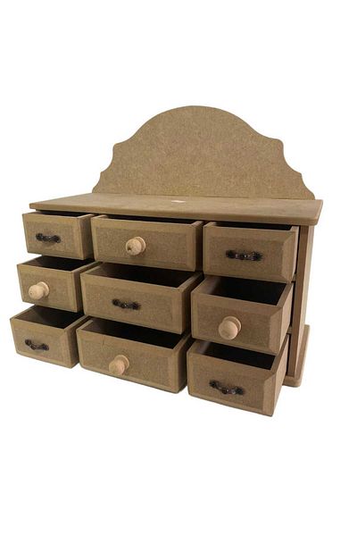 HANDSOME Wooden Jewelry - Paintable Box