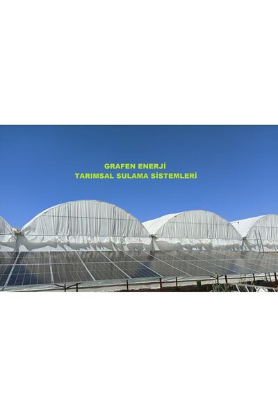 GRAFEN ENERJİ 5,5 Hp (4 KW) Güneş Enerjili Tarımsal Sulama Sistemi Halfcut Monokristal Paneller