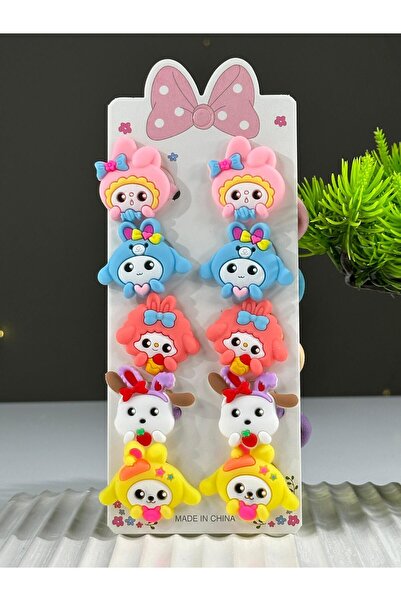 Chocuk Cute Figured Card Buckle Set of 10