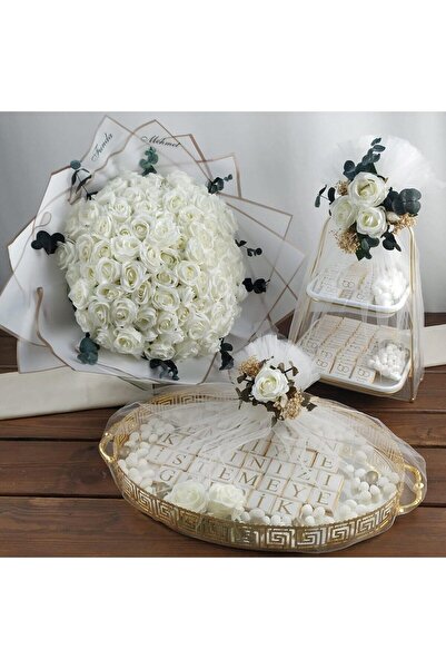 Masalsı Concept 80+36 adet Kız İsteme Çikolatası sunumluk dahil 41 İsteme çiç...