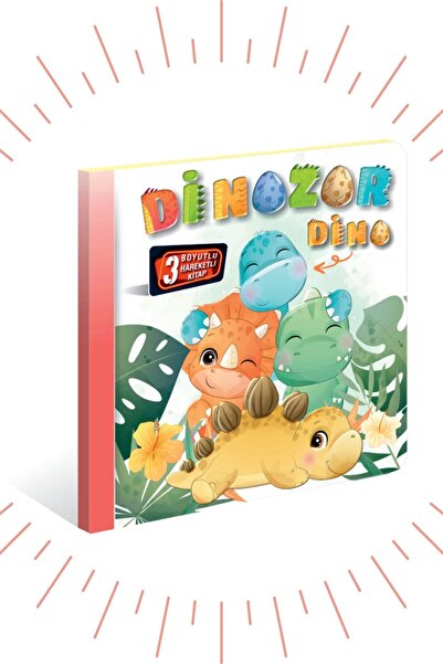 Kids Babies 3 Boyutlu, Hareketli Kitaplar "dinozorlar" Pop-up Kitap