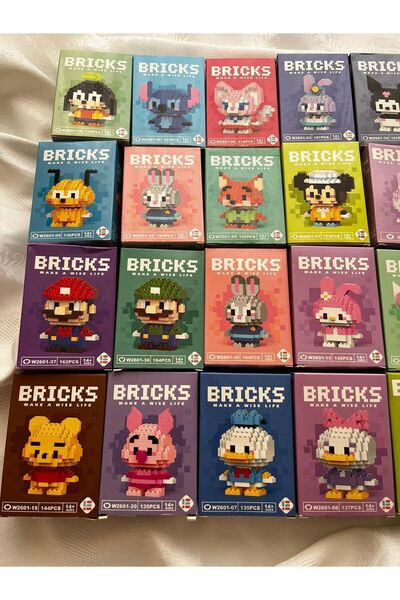 womistore Bricks Figür (Rastgele 1 Model Gönderilir)