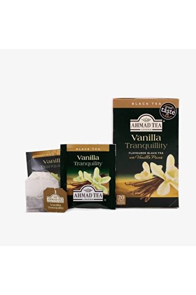 Ahmad Tea Black Tea, Vanilla Tranquility Teabags, 20li Vanilyalı Huzur Çayı