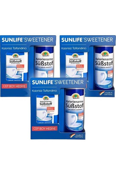 Sunlife Sweetener Sweetener 1200 Pieces 300 Tablets Gift X 3 Pieces
