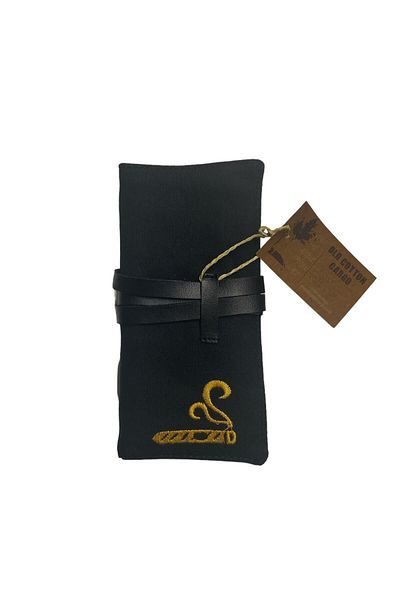 Old Cotton Vintage Unisex Quality Tobacco Cut Design Wallet Bag - 28 cm 19 cm
